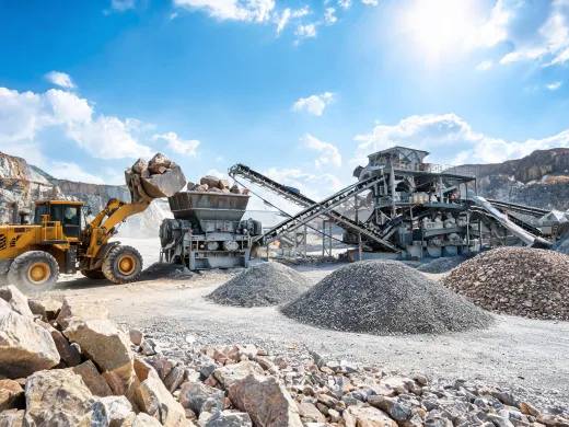 Quarry crushing line